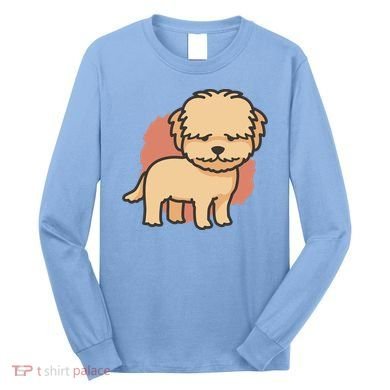 Cute Goldendoodle Dog Long Sleeve Shirt