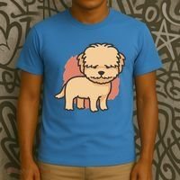 Cute Goldendoodle Dog T-Shirt thumb 3