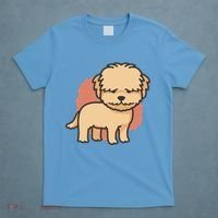 Cute Goldendoodle Dog T-Shirt thumb 4