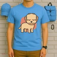 Cute Goldendoodle Dog T-Shirt thumb 5