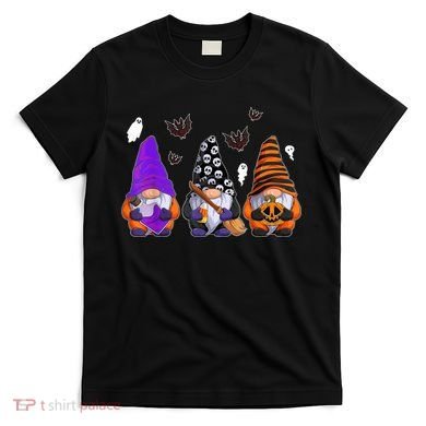 Cute Gnomes Design Thanksgiving Halloween T-Shirt