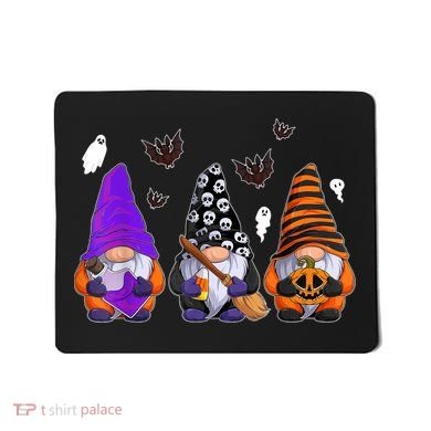 Cute Gnomes Design Thanksgiving Halloween Mousepad