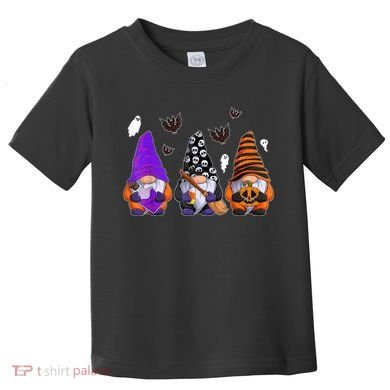 Cute Gnomes Design Thanksgiving Halloween Toddler T-Shirt