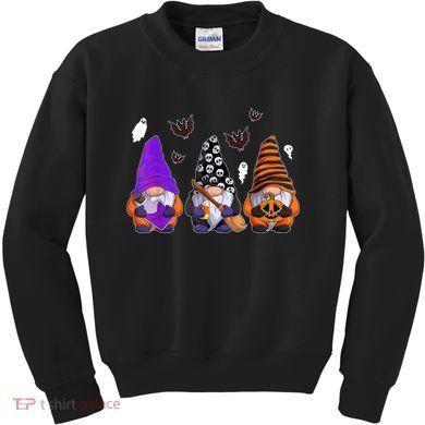 Cute Gnomes Design Thanksgiving Halloween Kids Sweatshirt