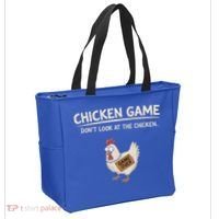 Chicken Game DonT Look At The Chicken Tote Bag thumb 2