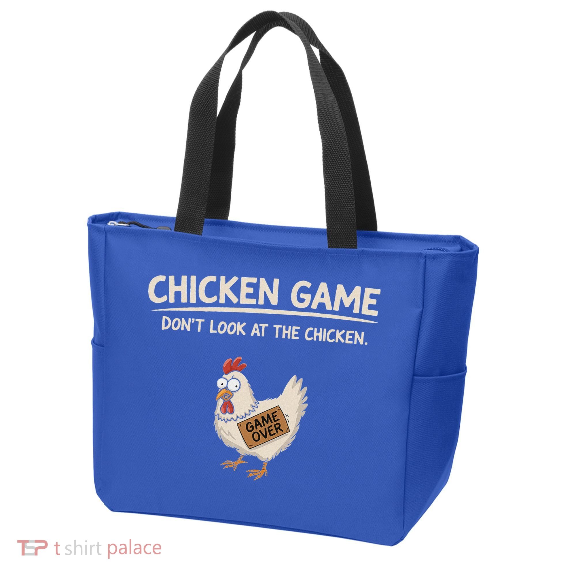 Chicken Game DonT Look At The Chicken Tote Bag