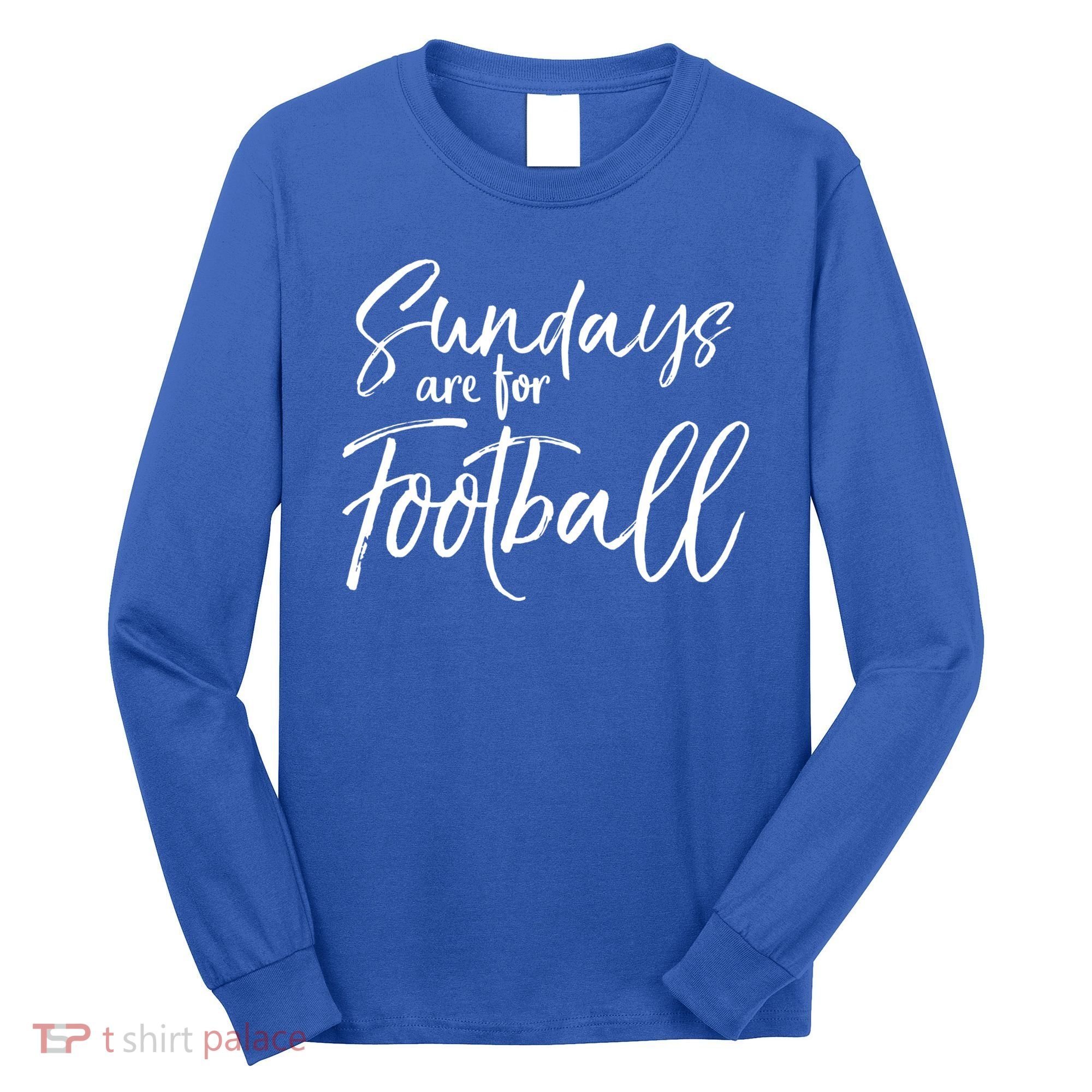 Cute Game Day Fun Sundays Are For Football Gift Long Sleeve Shirt