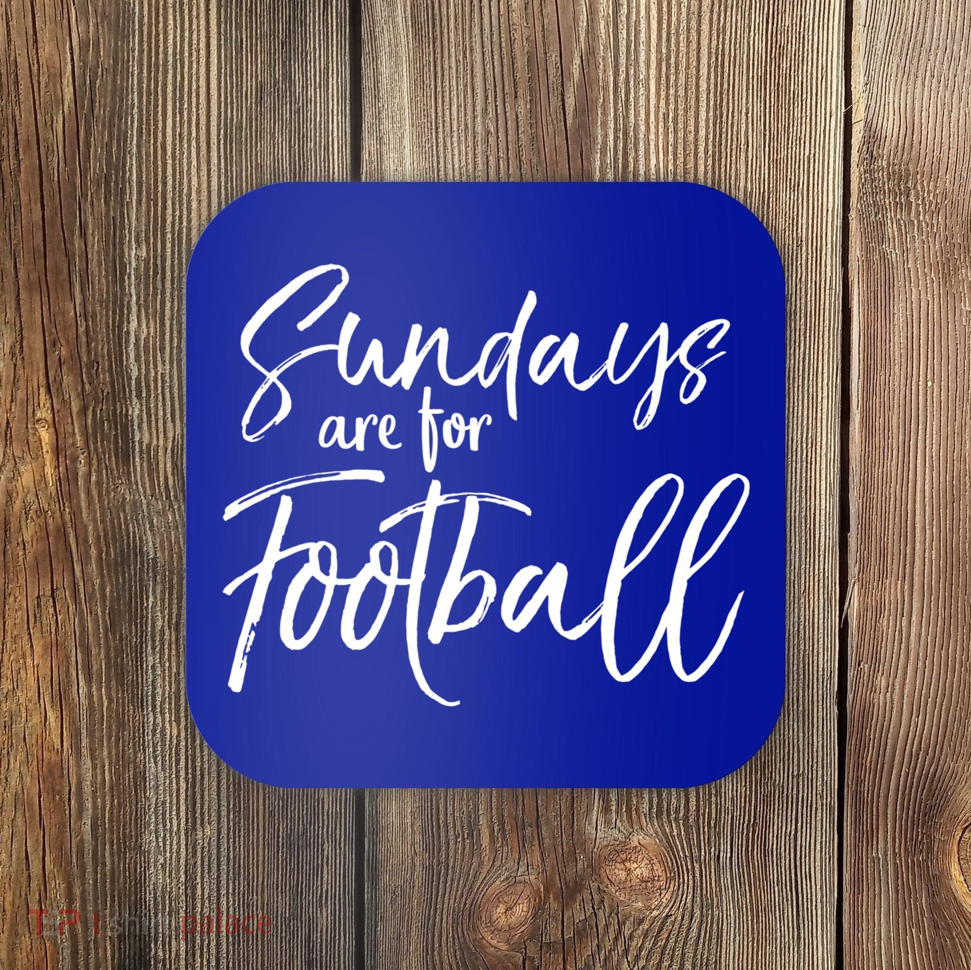Cute Game Day Fun Sundays Are For Football Gift Coaster