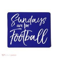 Cute Game Day Fun Sundays Are For Football Gift Mousepad thumb 0