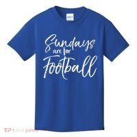Cute Game Day Fun Sundays Are For Football Gift Kids T-Shirt thumb 0