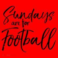 Cute Game Day Fun Sundays Are For Football Gift Santa Hat thumb 1