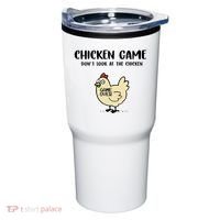 Chicken Game Dont Look At The Chicken Funny Tumbler thumb 0