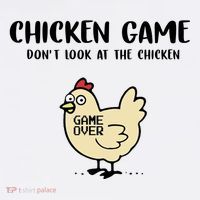 Chicken Game Dont Look At The Chicken Funny Mousepad thumb 1