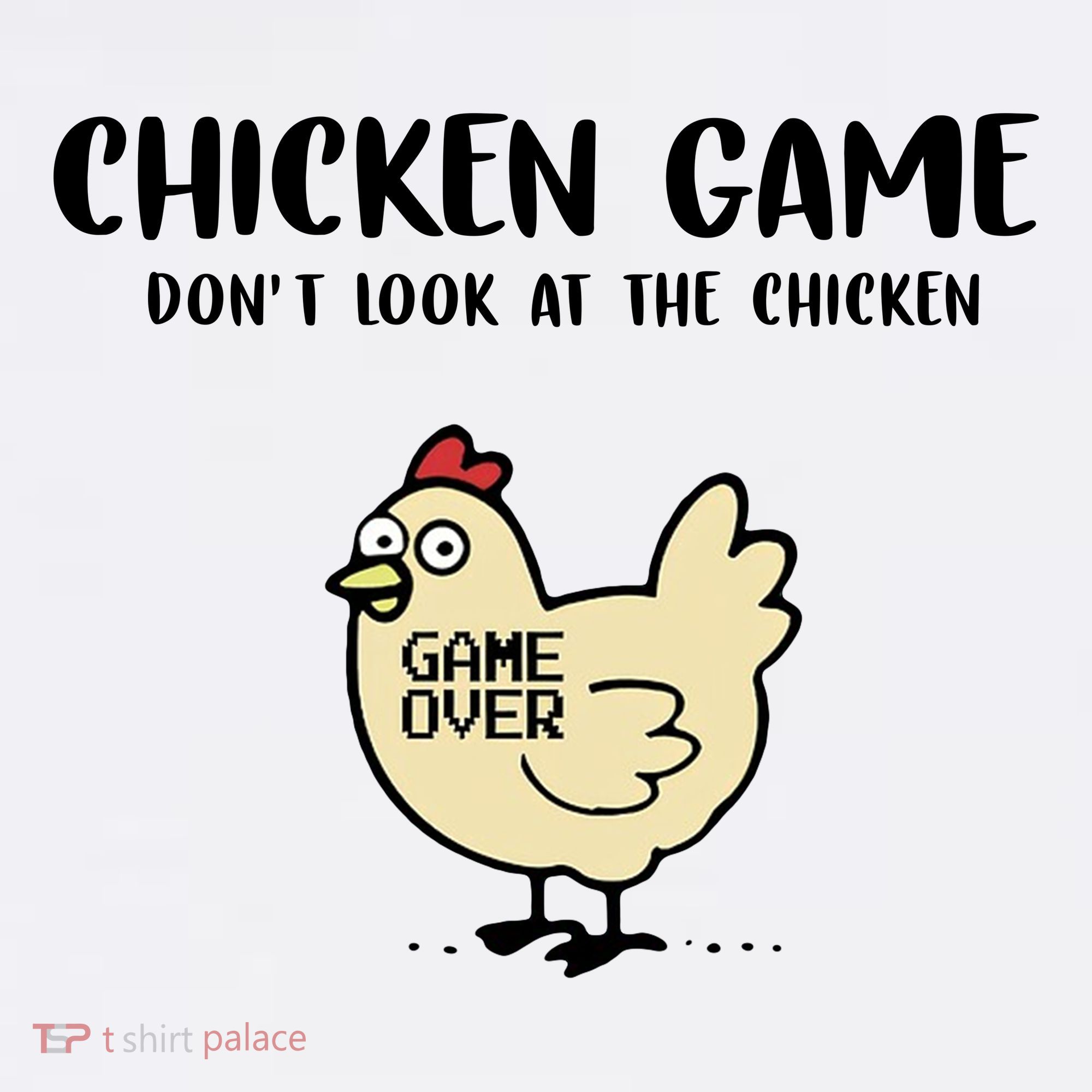 Chicken Game Dont Look At The Chicken Funny Mousepad