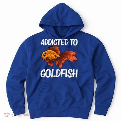 Cute Goldfish Design Pet Fish Goldfish Lover Gift Hoodie