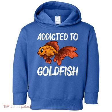 Cute Goldfish Design Pet Fish Goldfish Lover Gift Toddler Hoodie