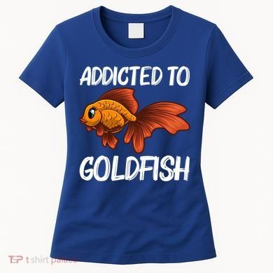 Cute Goldfish Design Pet Fish Goldfish Lover Gift Women's T-Shirt