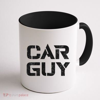 Car Guy Distressed Coffee Mug back