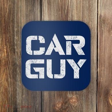 Car Guy Distressed Coaster