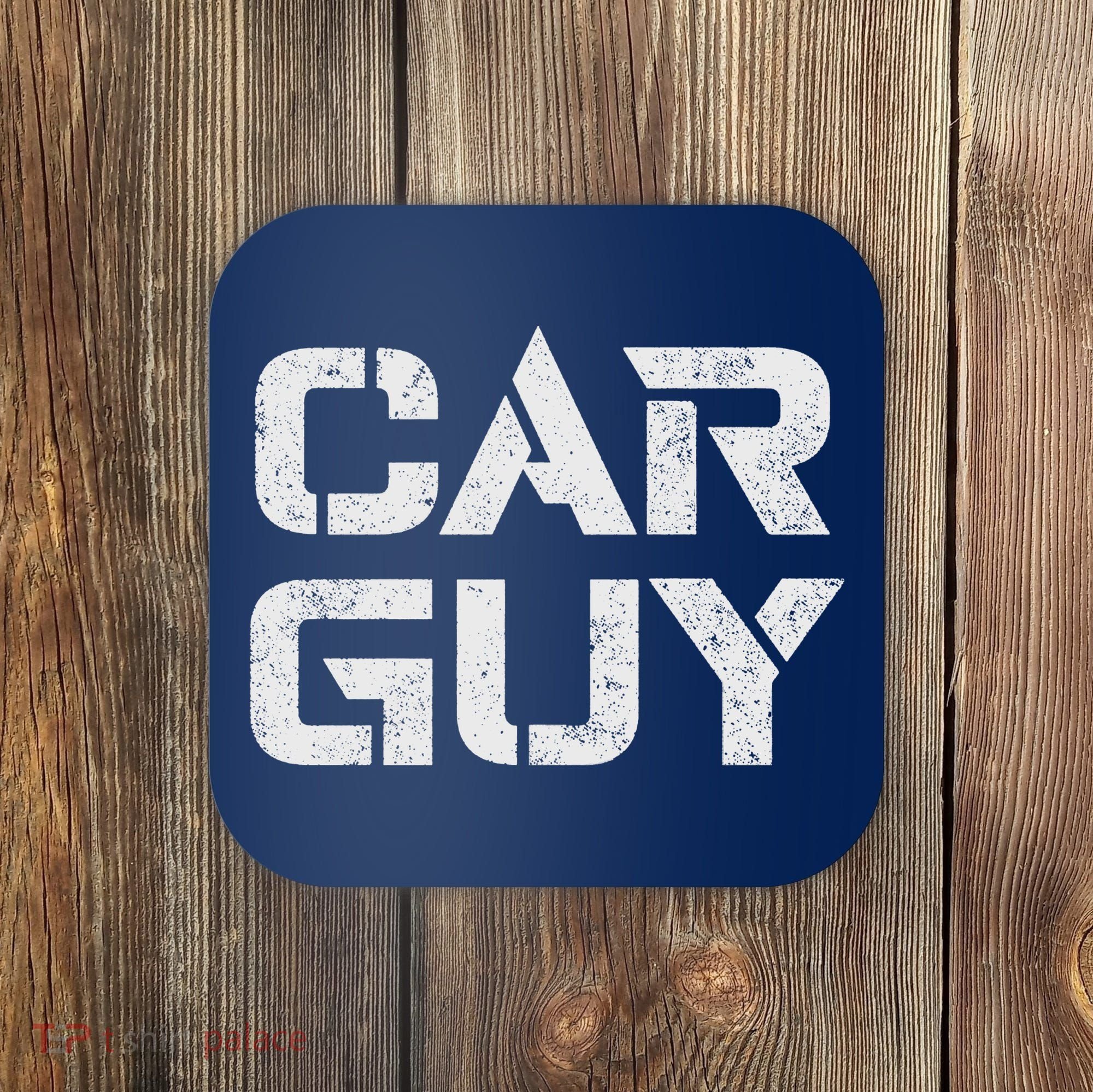 Car Guy Distressed Coaster