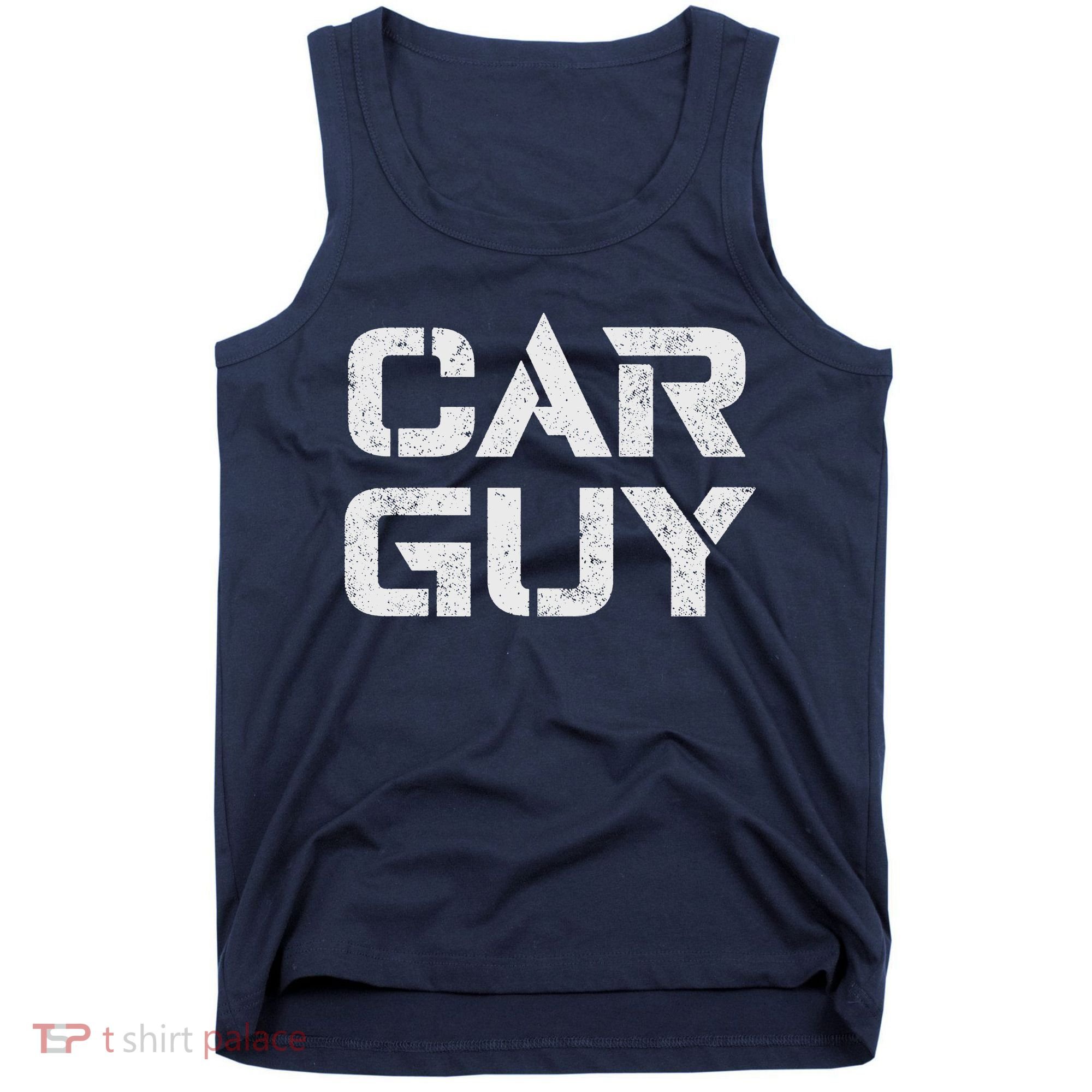 Car Guy Distressed Tank Top