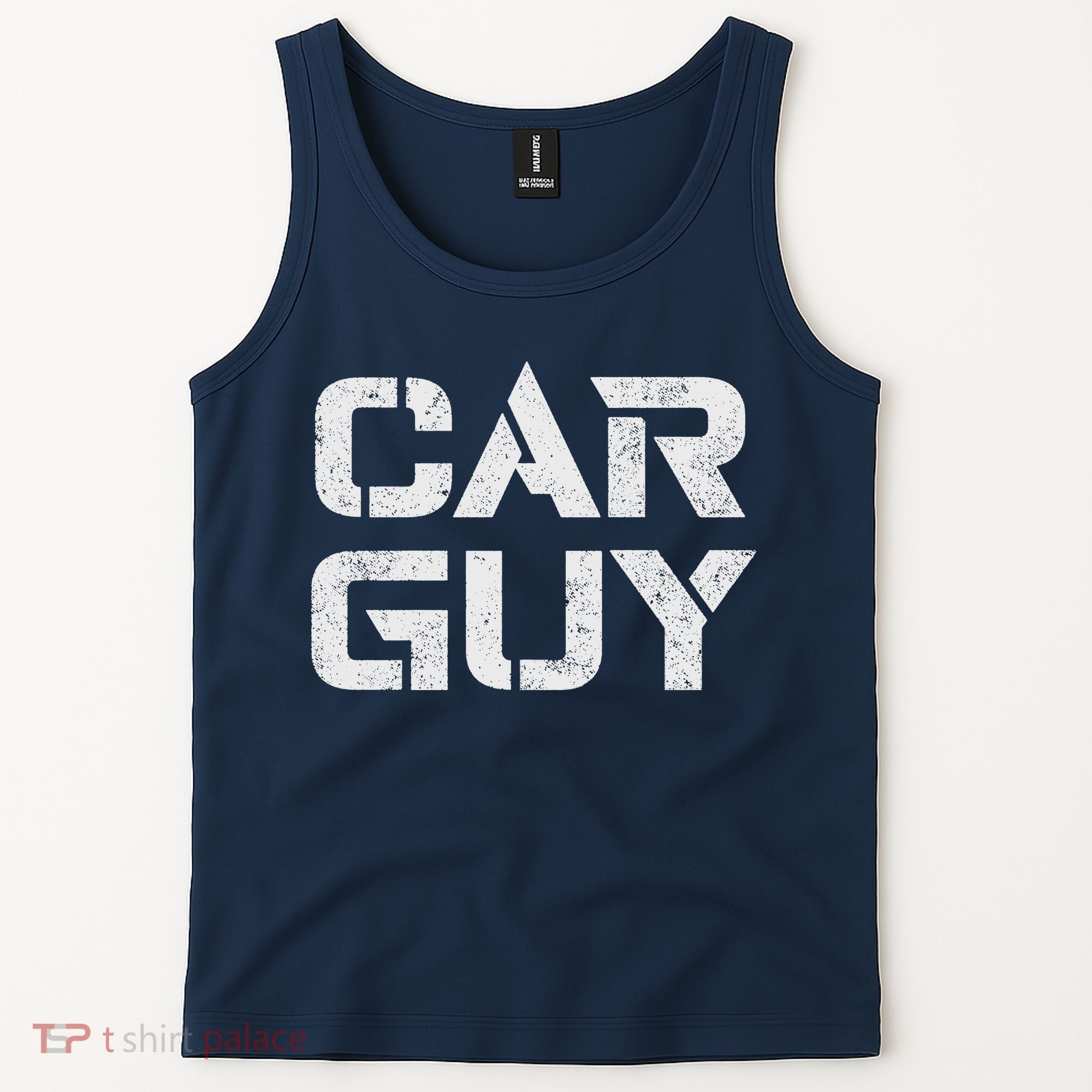 Car Guy Distressed Tank Top