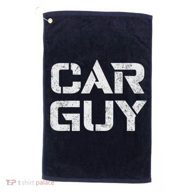 Car Guy Distressed Golf Towel