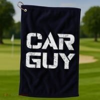 Car Guy Distressed Golf Towel thumb 1