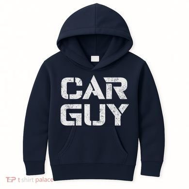Car Guy Distressed Kids Hoodie