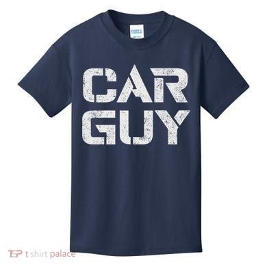 Car Guy Distressed Kids T-Shirt