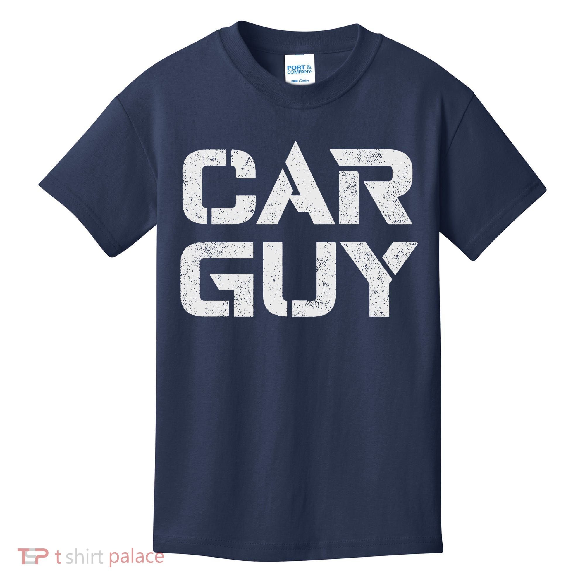 Car Guy Distressed Kids T-Shirt