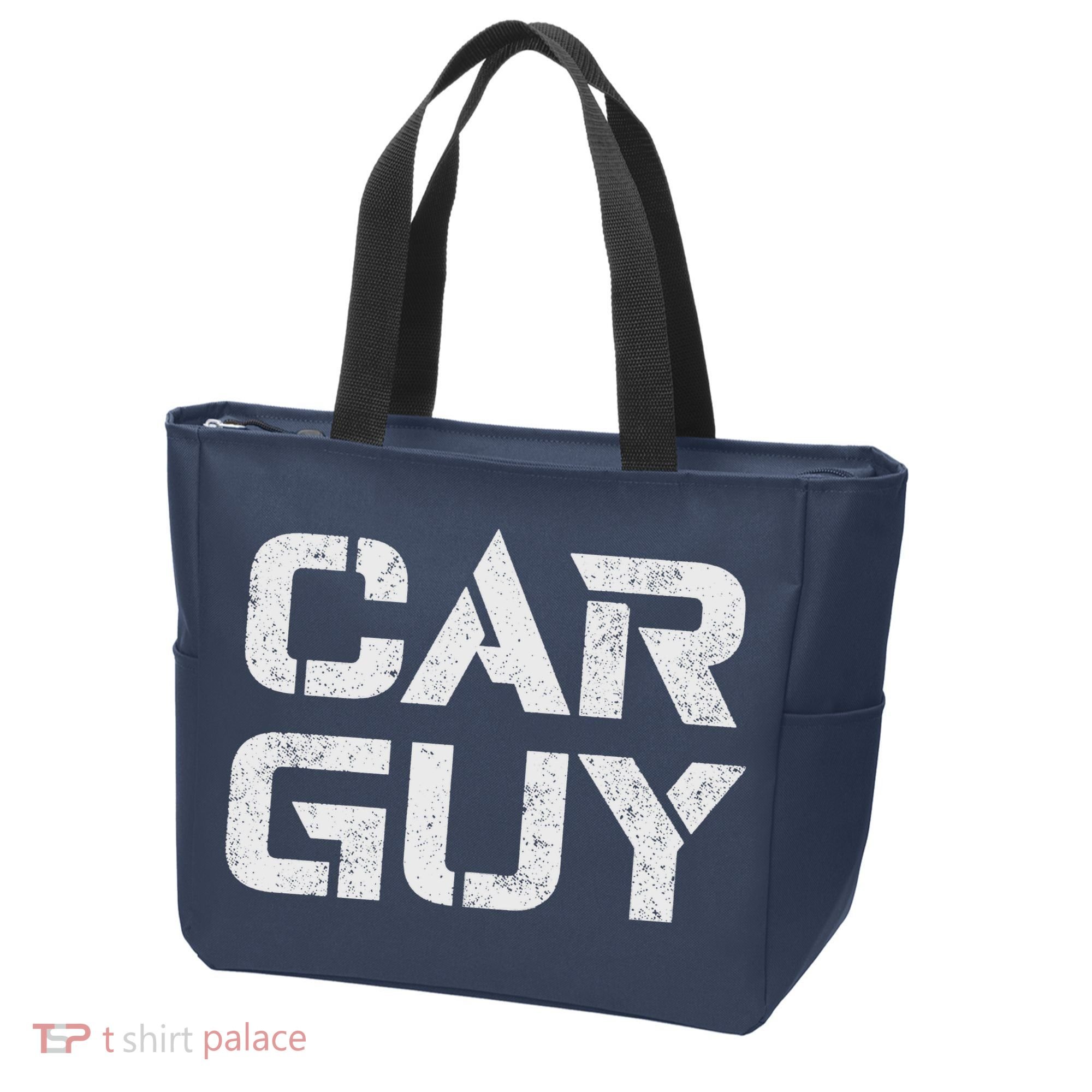 Car Guy Distressed Tote Bag