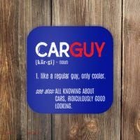 Car Guy Definition Gift Mechanic Funny Gift Car Lover Collectors Gift Coaster thumb 0