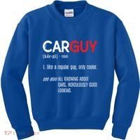 Car Guy Definition Gift Mechanic Funny Gift Car Lover Collectors Gift Kids Sweatshirt thumb 0