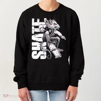 Cool Grunge Distressed Skateboarding Rat Mouse Women's Sweatshirt thumb 0