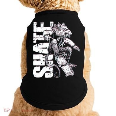 Cool Grunge Distressed Skateboarding Rat Mouse Doggie Tank