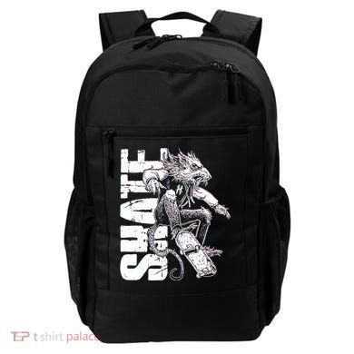 Cool Grunge Distressed Skateboarding Rat Mouse Backpack