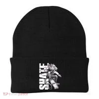 Cool Grunge Distressed Skateboarding Rat Mouse Beanie thumb 0