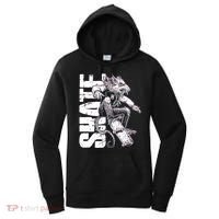 Cool Grunge Distressed Skateboarding Rat Mouse Women's Hoodie thumb 0