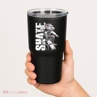 Cool Grunge Distressed Skateboarding Rat Mouse Tumbler thumb 2