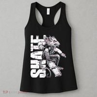Cool Grunge Distressed Skateboarding Rat Mouse Women's Tank Top thumb 3