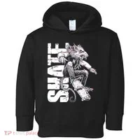 Cool Grunge Distressed Skateboarding Rat Mouse Toddler Hoodie thumb 0