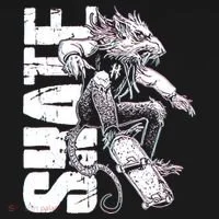 Cool Grunge Distressed Skateboarding Rat Mouse Toddler Hoodie thumb 2