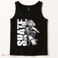 Cool Grunge Distressed Skateboarding Rat Mouse Tank Top thumb 2