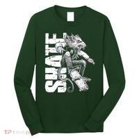 Cool Grunge Distressed Skateboarding Rat Mouse Long Sleeve Shirt thumb 0
