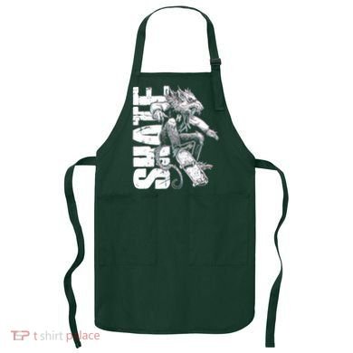 Cool Grunge Distressed Skateboarding Rat Mouse Apron