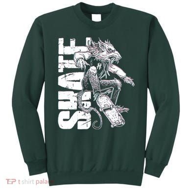 Cool Grunge Distressed Skateboarding Rat Mouse Sweatshirt