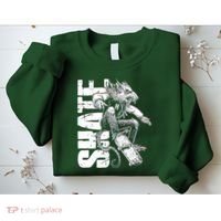 Cool Grunge Distressed Skateboarding Rat Mouse Sweatshirt thumb 2