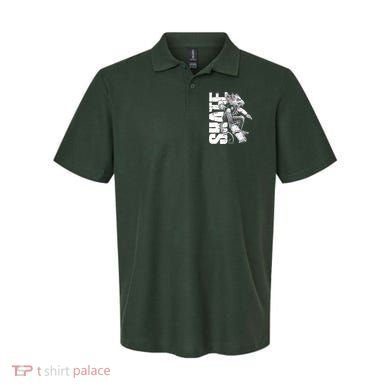 Cool Grunge Distressed Skateboarding Rat Mouse Polo