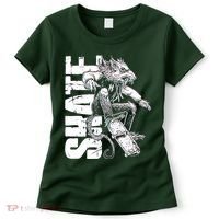 Cool Grunge Distressed Skateboarding Rat Mouse Women's T-Shirt thumb 0